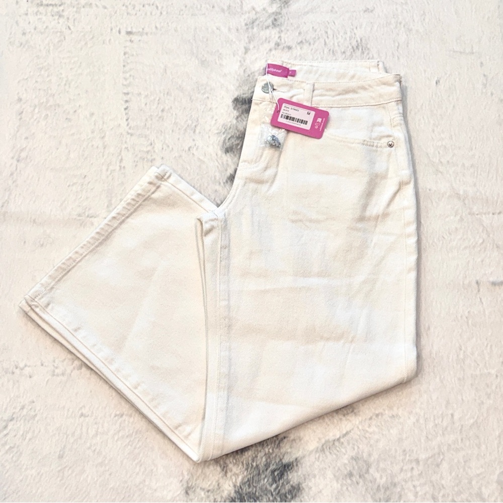Edikted Women's White Low Rise Baggy Jeans